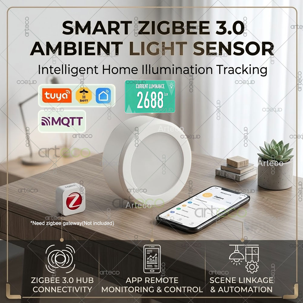 Smart Home Assistant - Smart Zigbee 3.0 Ambient Light Sensor