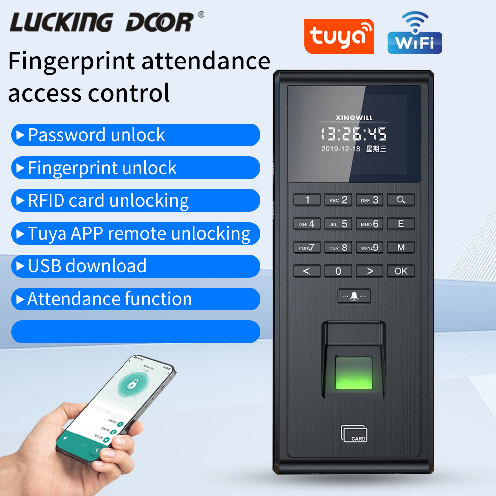 Smart Door Lock - Tuya Smart Biometric Fingerprint Recognition Time