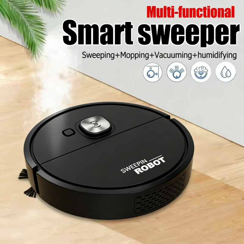 Smart Home Robot - Mini Vacuum Cleaner 3-in-1 Robot Vacuum