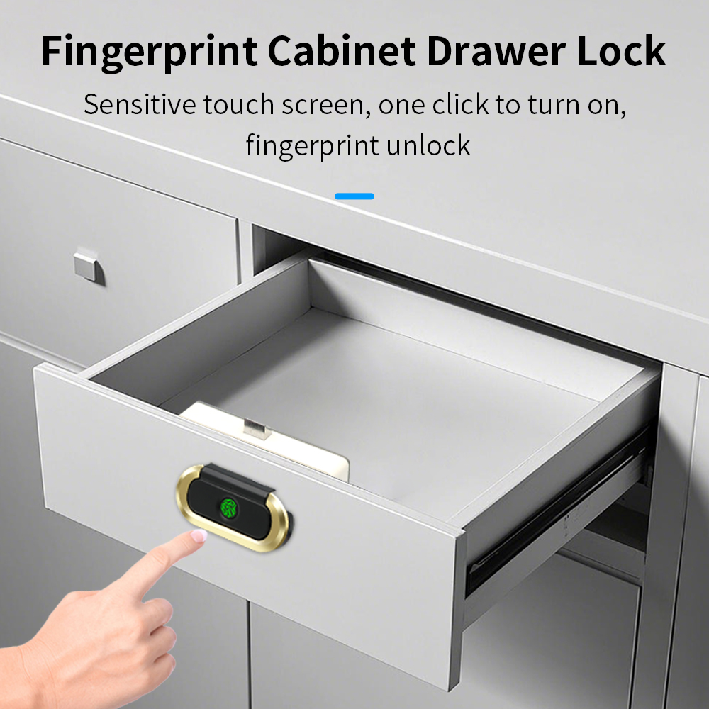 Smart Door Lock - Biometric Fingerprint Lock Anti-theft Smart Drawer