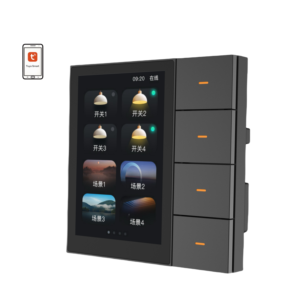 4 Gang Zigbee Smart Life Smart - Smart Home App incelemesi ve fiyatı
