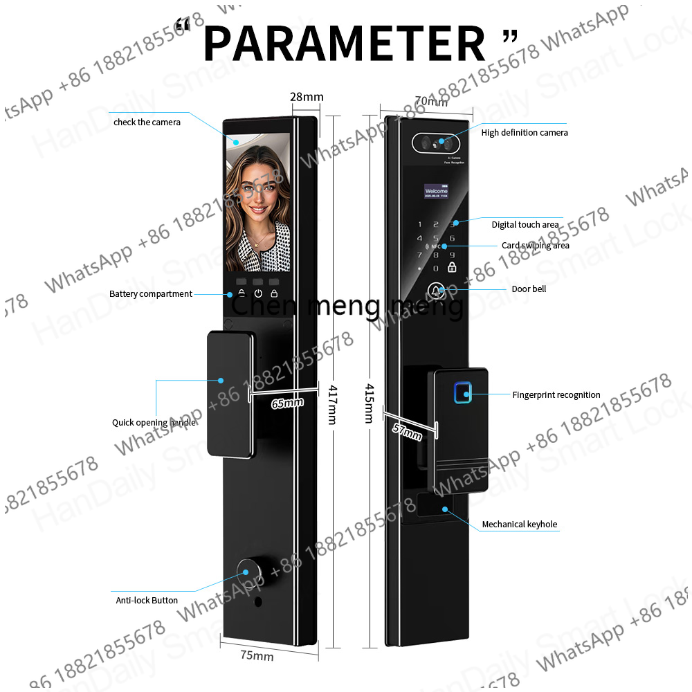 Handaily Fingerprint Video Int - Smart Home Video Doorbell Installation incelemesi ve fiyatı