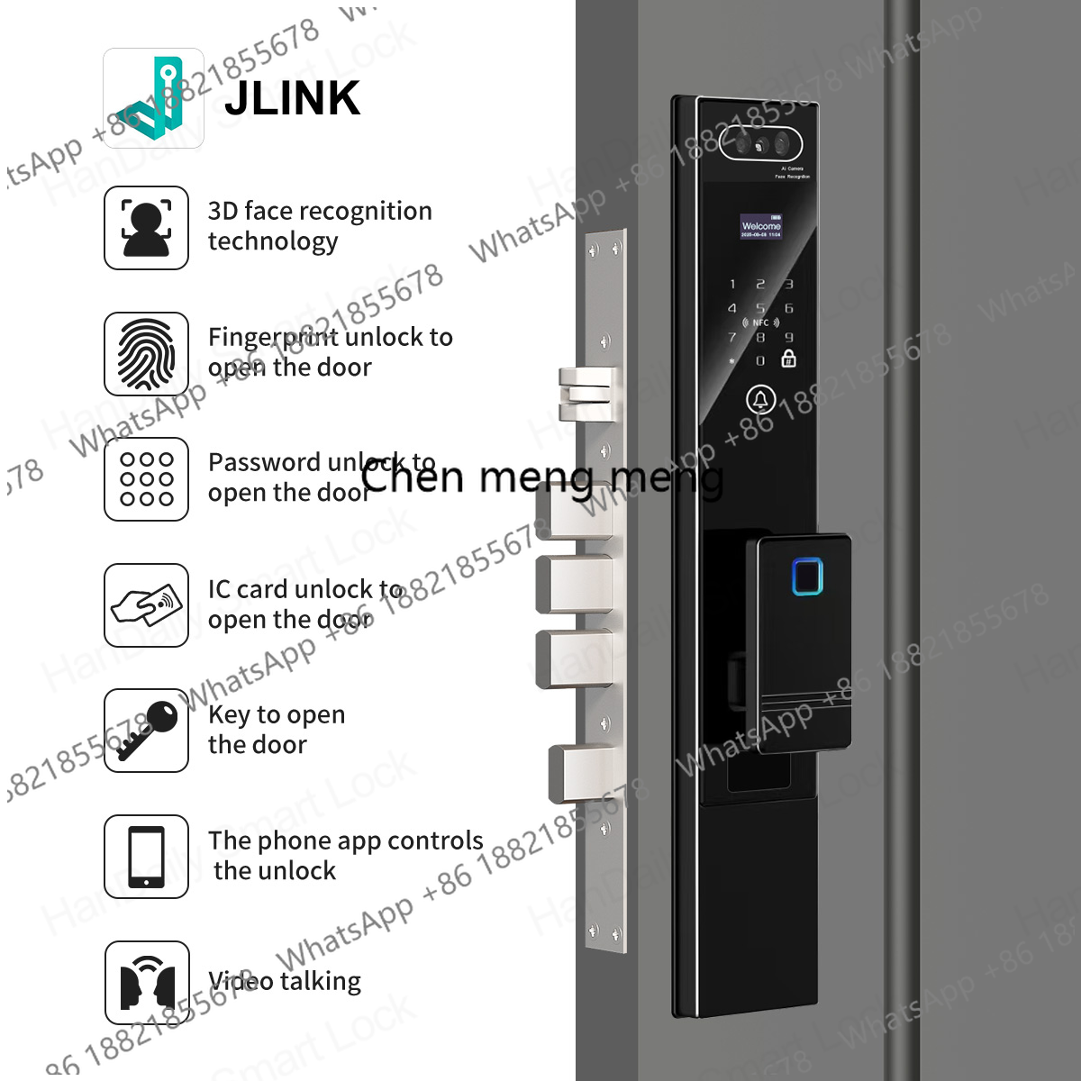 Handaily Fingerprint Video Int - Smart Home Video Doorbell Installation incelemesi ve fiyatı