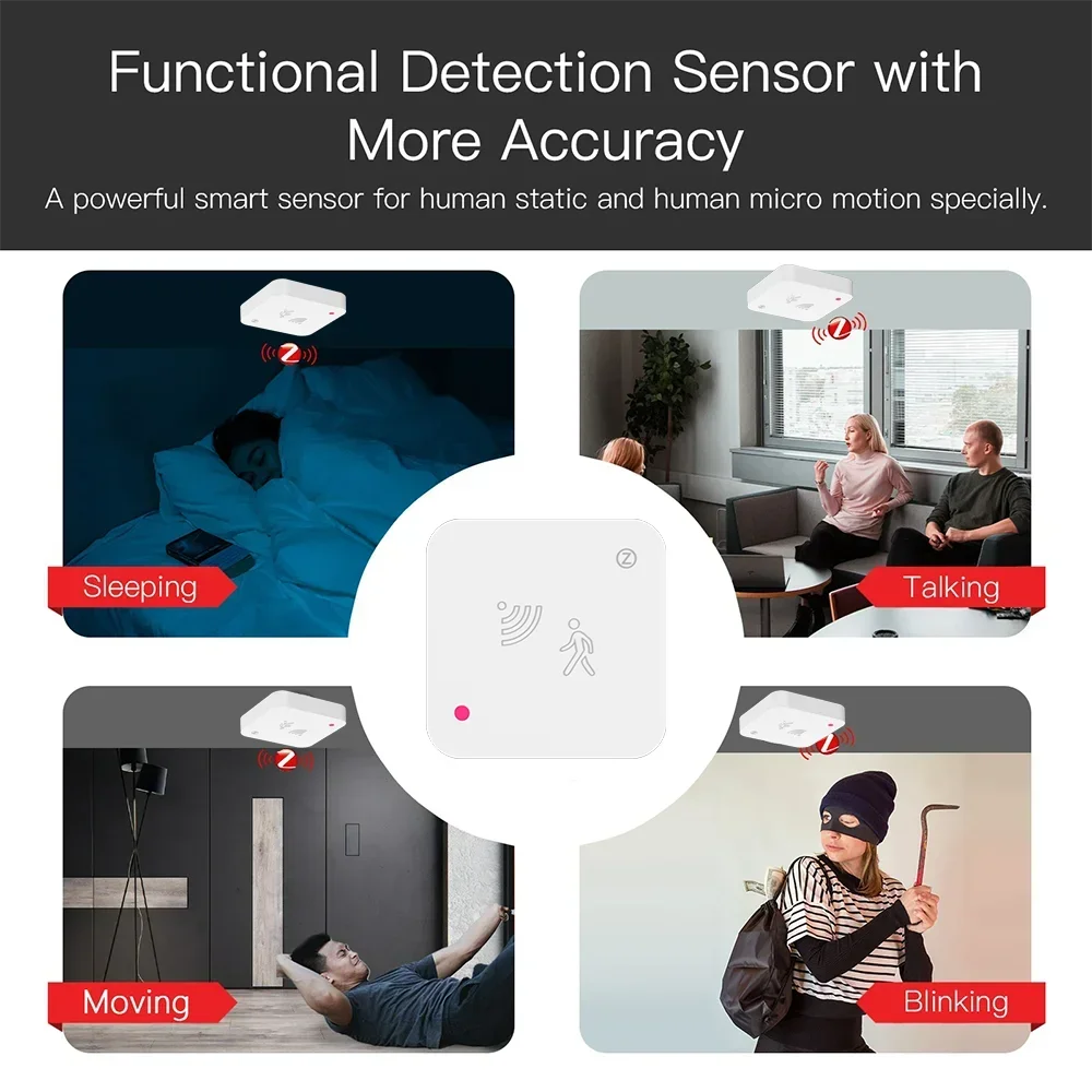 Tuya Zigbee WiFi  Human Presen - Smart Home Assistant incelemesi ve fiyatı