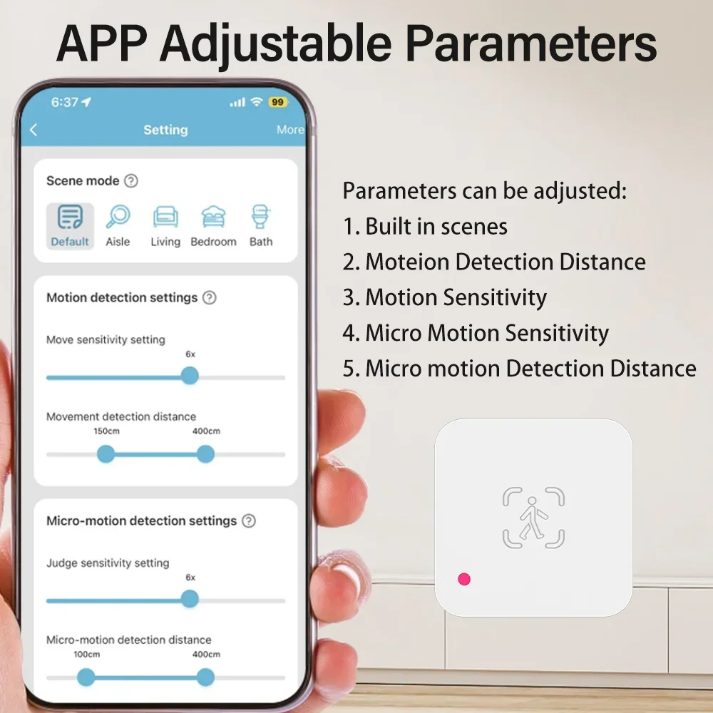 Tuya Zigbee WiFi  Human Presen - Smart Home Assistant incelemesi ve fiyatı