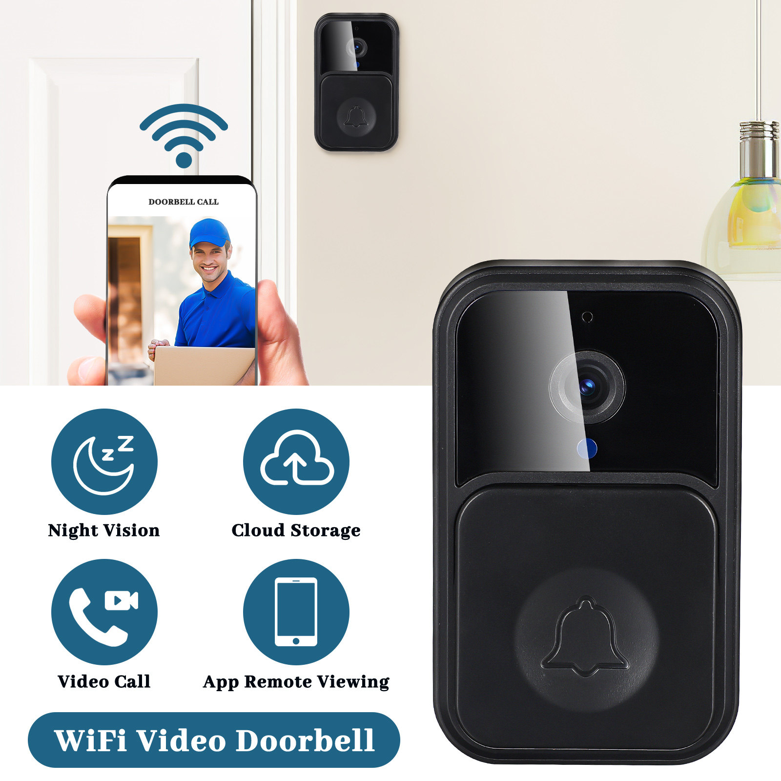 Wireless Video Doorbell Smart  - Smart Home Video Doorbell Installation incelemesi ve fiyatı