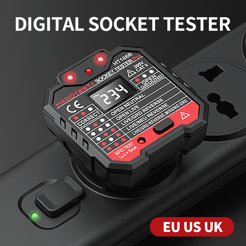 HT106 Digital Socket Tester Pr - Smart Home Europe incelemesi ve fiyatı