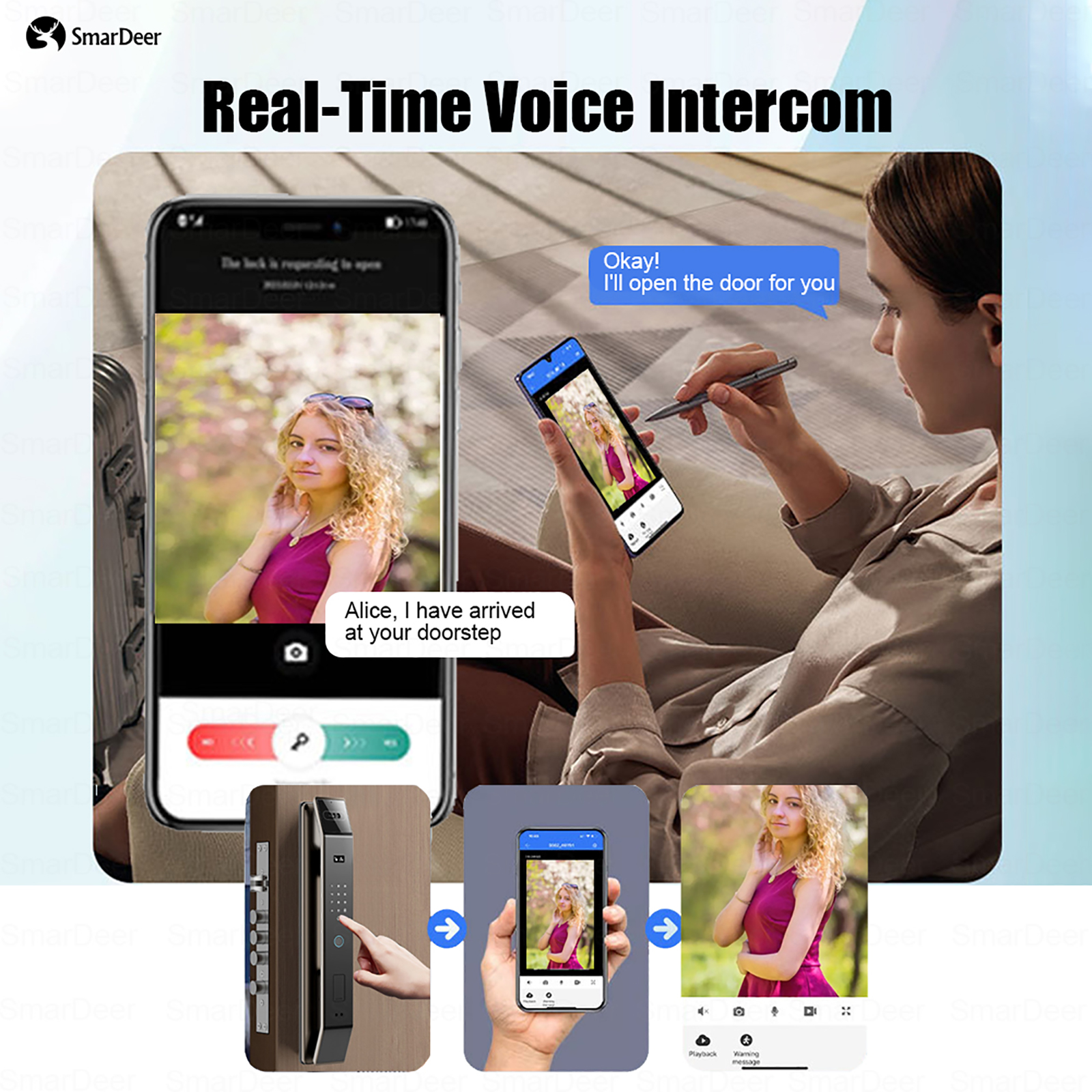 SmaerDeer Smart lock with Came - Video Doorbell incelemesi ve fiyatı