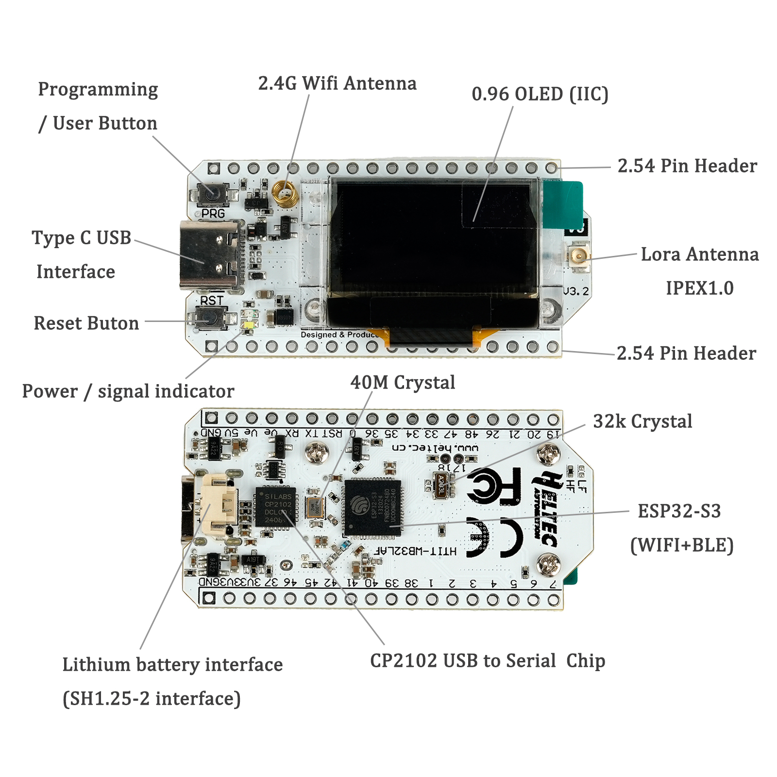2Sets LoRa32 V3 868MHz 915MHz  - Smart Home Arduino Project incelemesi ve fiyatı