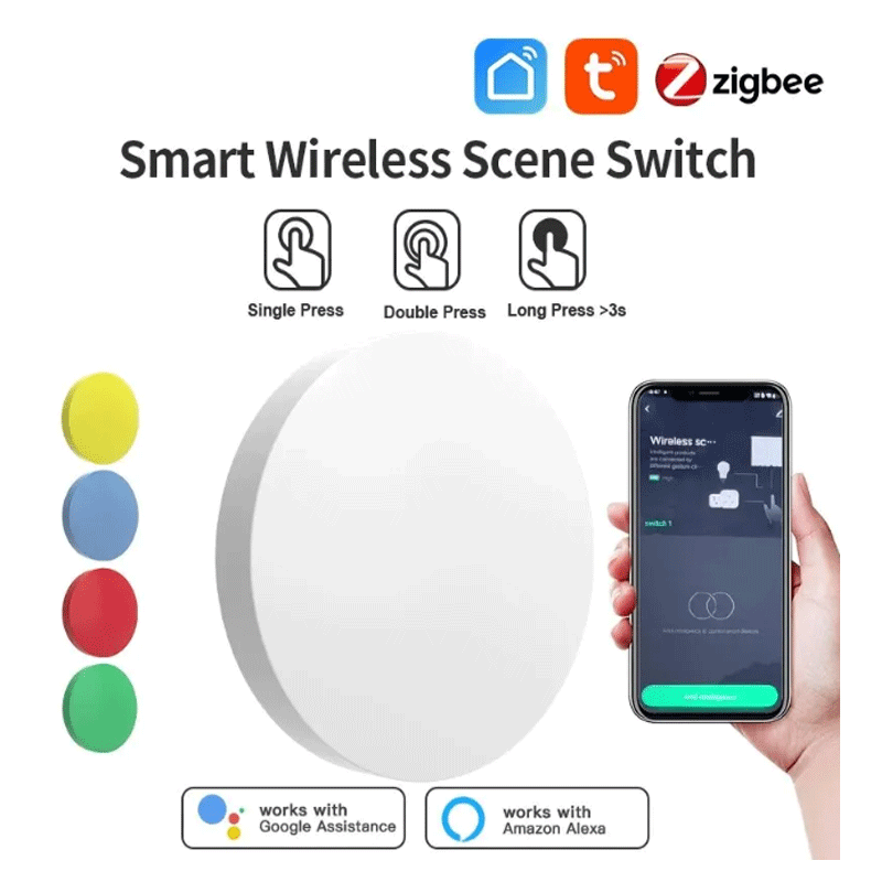 Tuya ZigBee Smart Wireless But - Smart Home Features incelemesi ve fiyatı