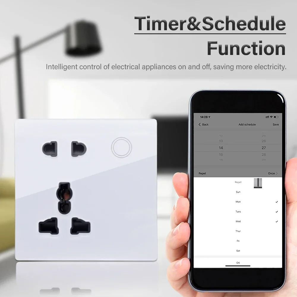 Customized Smart WiFi Wall Soc - Smart Home Features incelemesi ve fiyatı