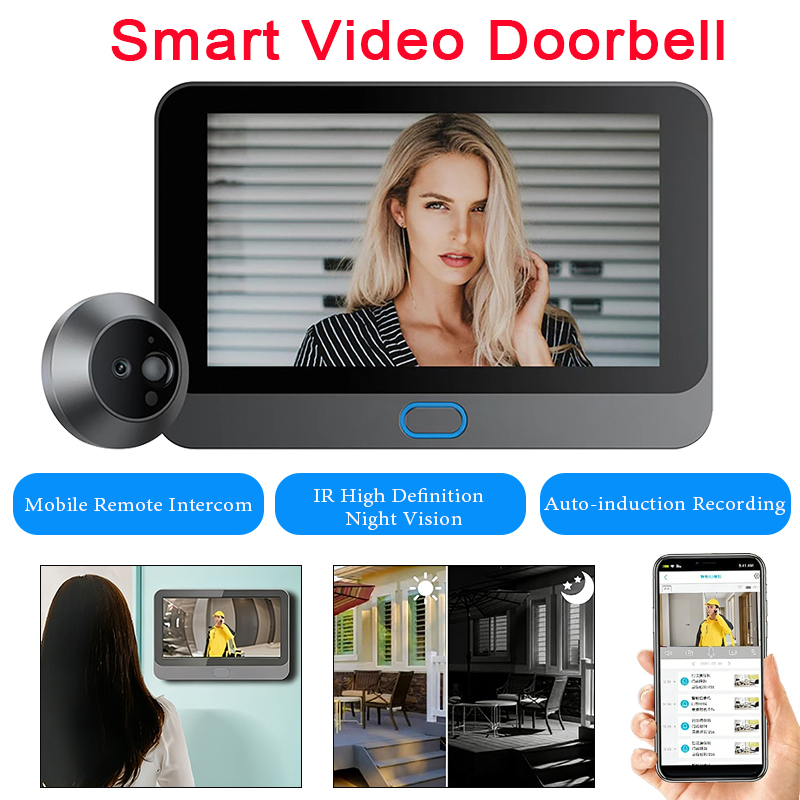 Smart Video Doorbell with 4.3- - Video Doorbell incelemesi ve fiyatı