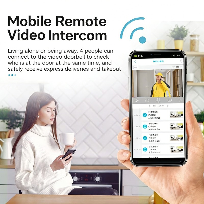 Smart Video Doorbell with 4.3- - Video Doorbell incelemesi ve fiyatı