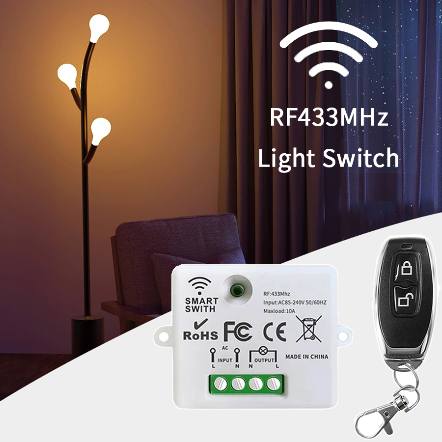 RF 433MHz Wireless Remote Cont - Smart Home Matter incelemesi ve fiyatı