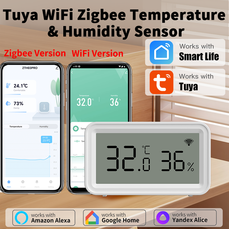 Tuya Zigbee WiFi Thermometer H - Smart Home App incelemesi ve fiyatı