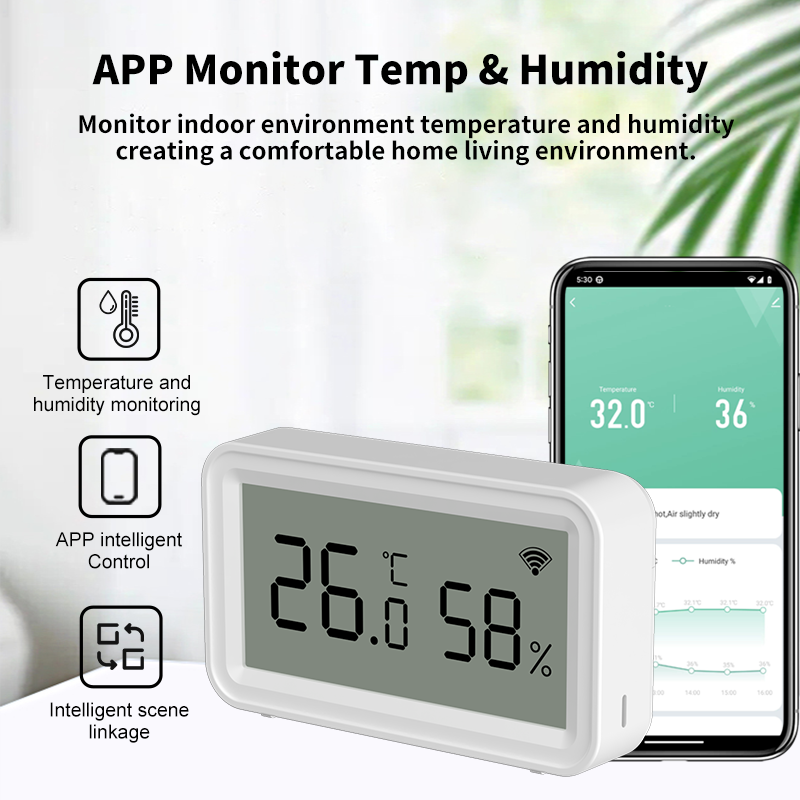Tuya Zigbee WiFi Thermometer H - Smart Home App incelemesi ve fiyatı