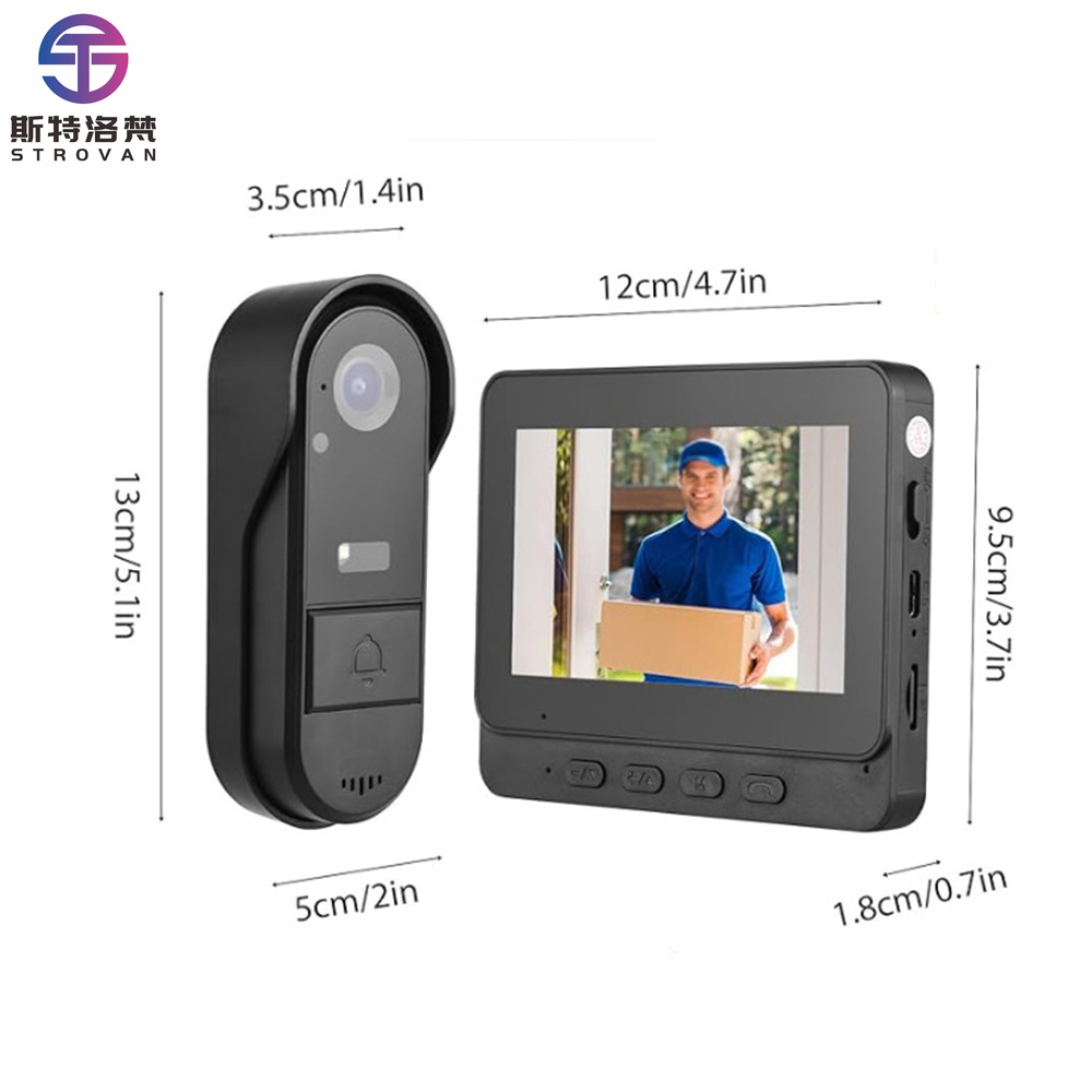 4.3-Inch Smart Doorbell  Syste - Smart Home Video Doorbell Installation incelemesi ve fiyatı
