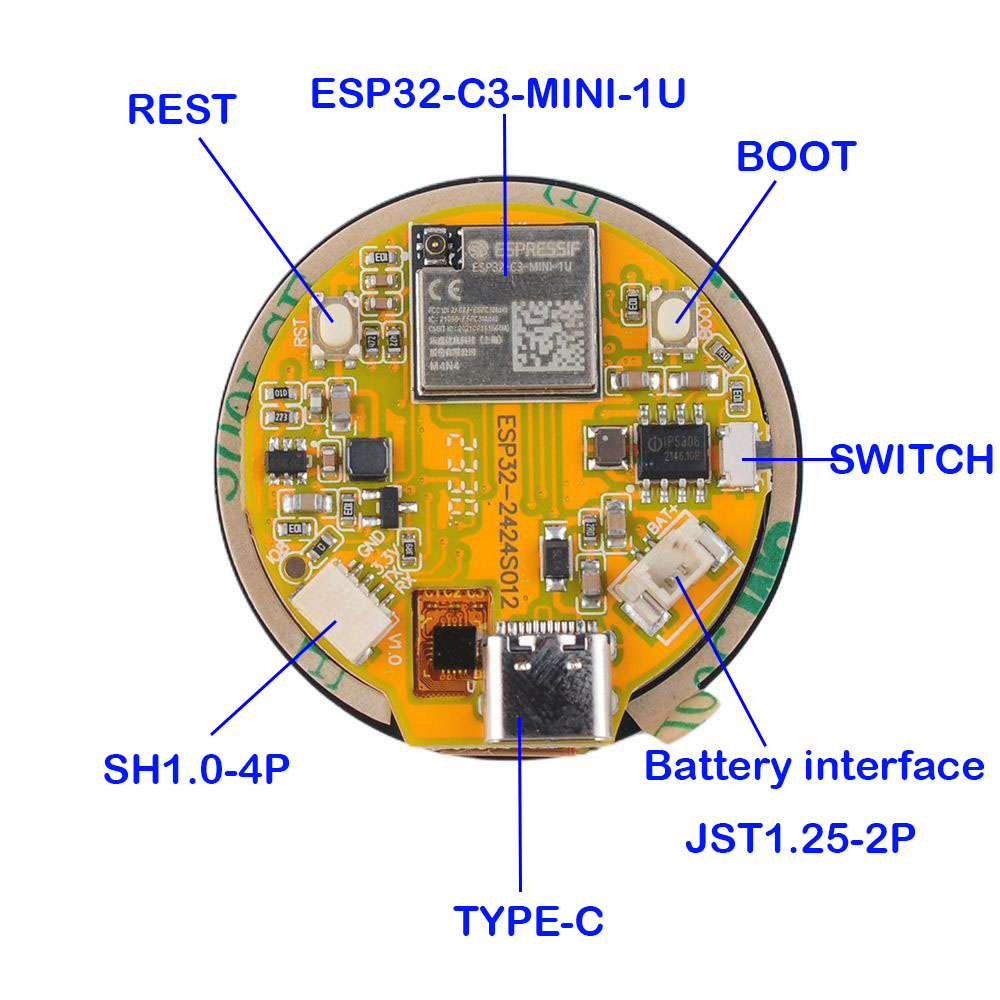 ESP32 Display 1.28 inch ESP32- - Smart Home Features incelemesi ve fiyatı