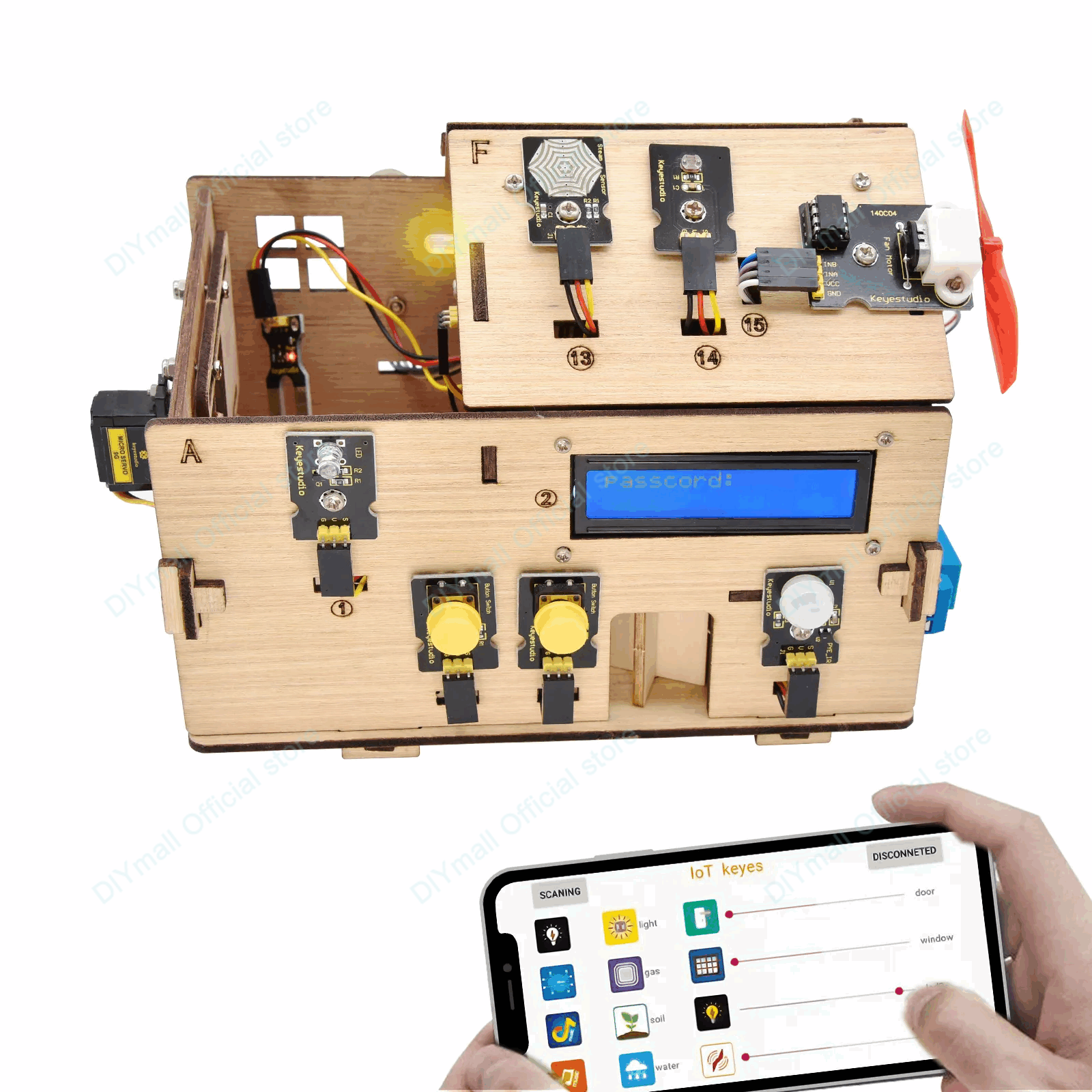 Keyestudio Smart IoT Home Kit  - Home Automation Kit incelemesi ve fiyatı
