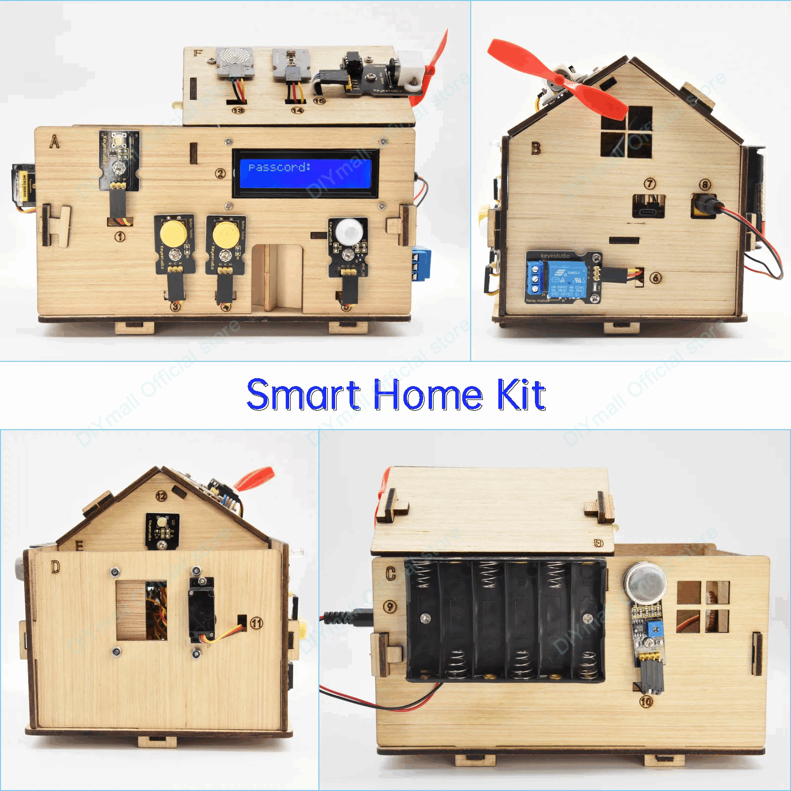 Keyestudio Smart IoT Home Kit  - Home Automation Kit incelemesi ve fiyatı