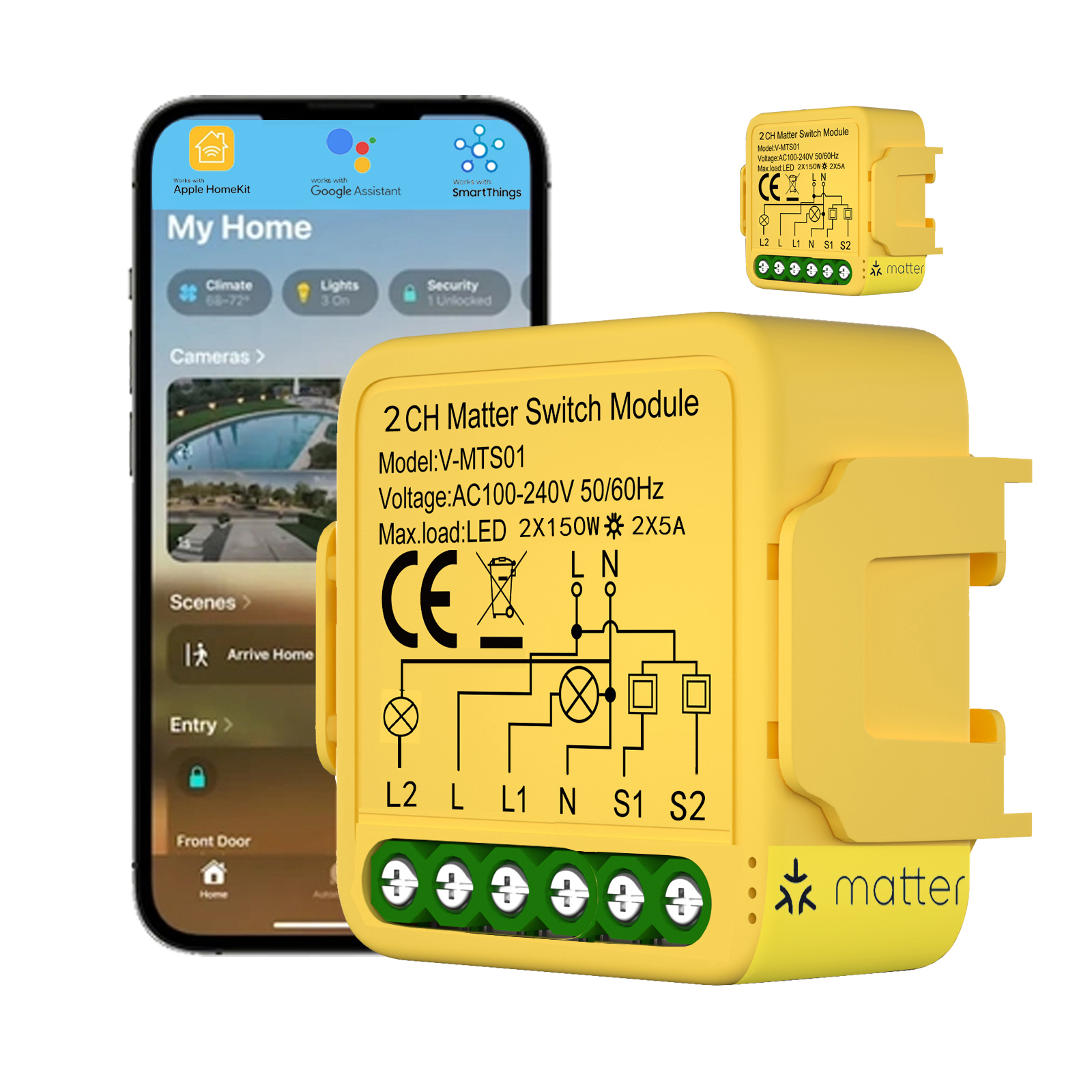 Matter Smart Switch Module WIF - Smart Home Matter incelemesi ve fiyatı