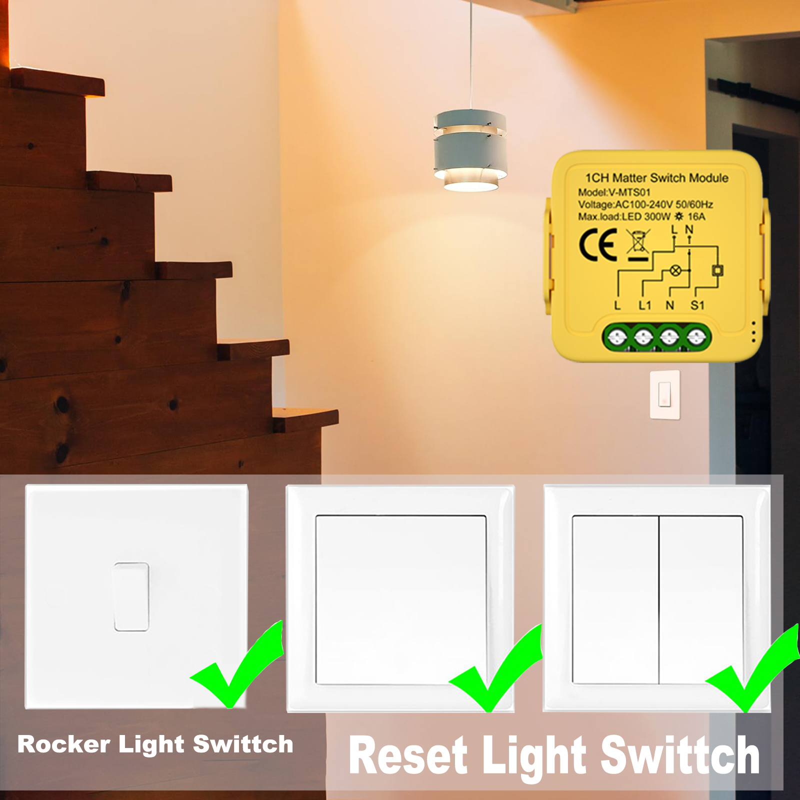Matter Smart Switch Module WIF - Smart Home Matter incelemesi ve fiyatı