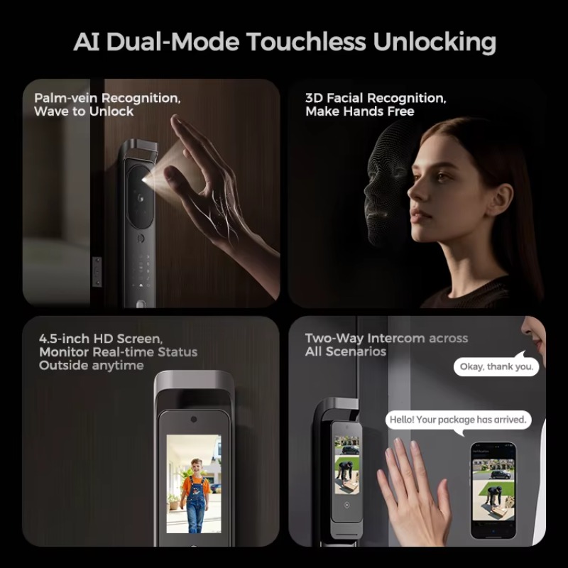 【2026】LNDU H10 Visual Dual Cam - Smart Door Lock incelemesi ve fiyatı
