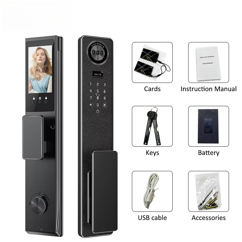 3D Face Ai Smart Voice Interac - Smart Door Lock incelemesi ve fiyatı
