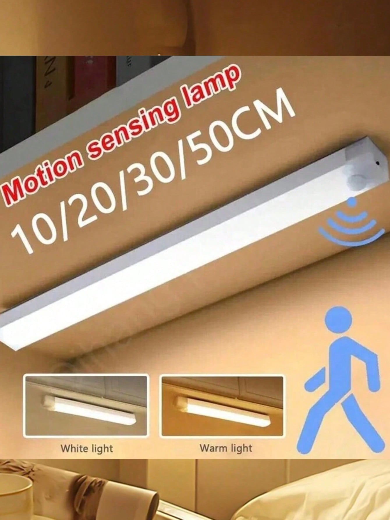 Rechargeable LED Magnetic Nigh - Motion Sensor Light incelemesi ve fiyatı