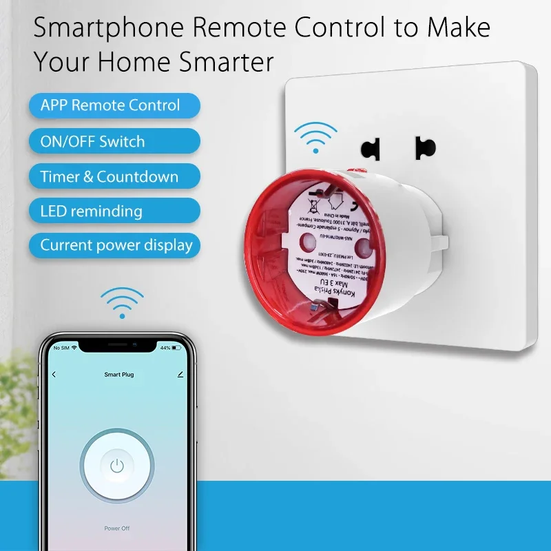 Tuya WiFi Smart Plug Socket EU - Smart Home Europe incelemesi ve fiyatı