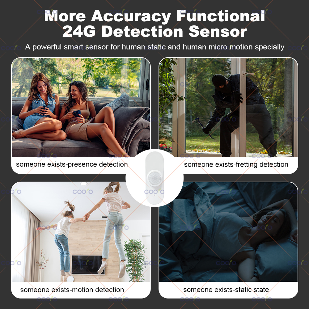 24G MmWave Radar Human Presenc - Zigbee Motion Sensor incelemesi ve fiyatı
