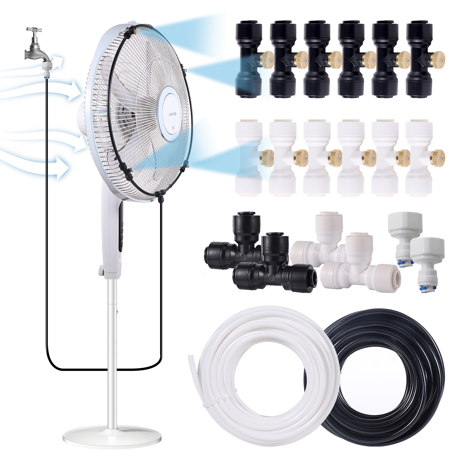 Misting Fan Cooling Automatic  - Home Automation Kit incelemesi ve fiyatı