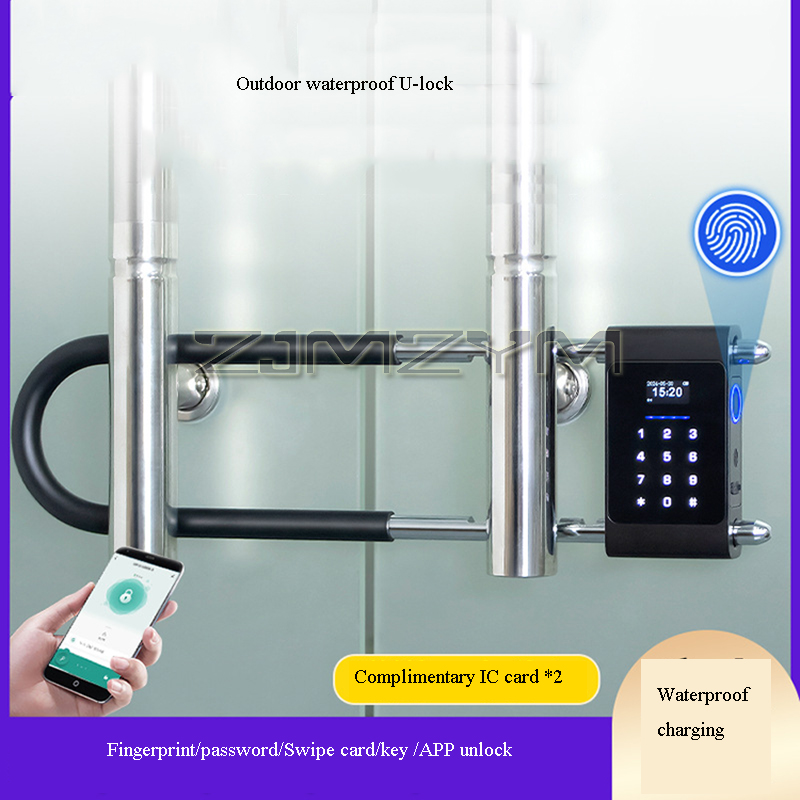 Fingerprint U-Type Lock Electr - Smart Door Lock incelemesi ve fiyatı