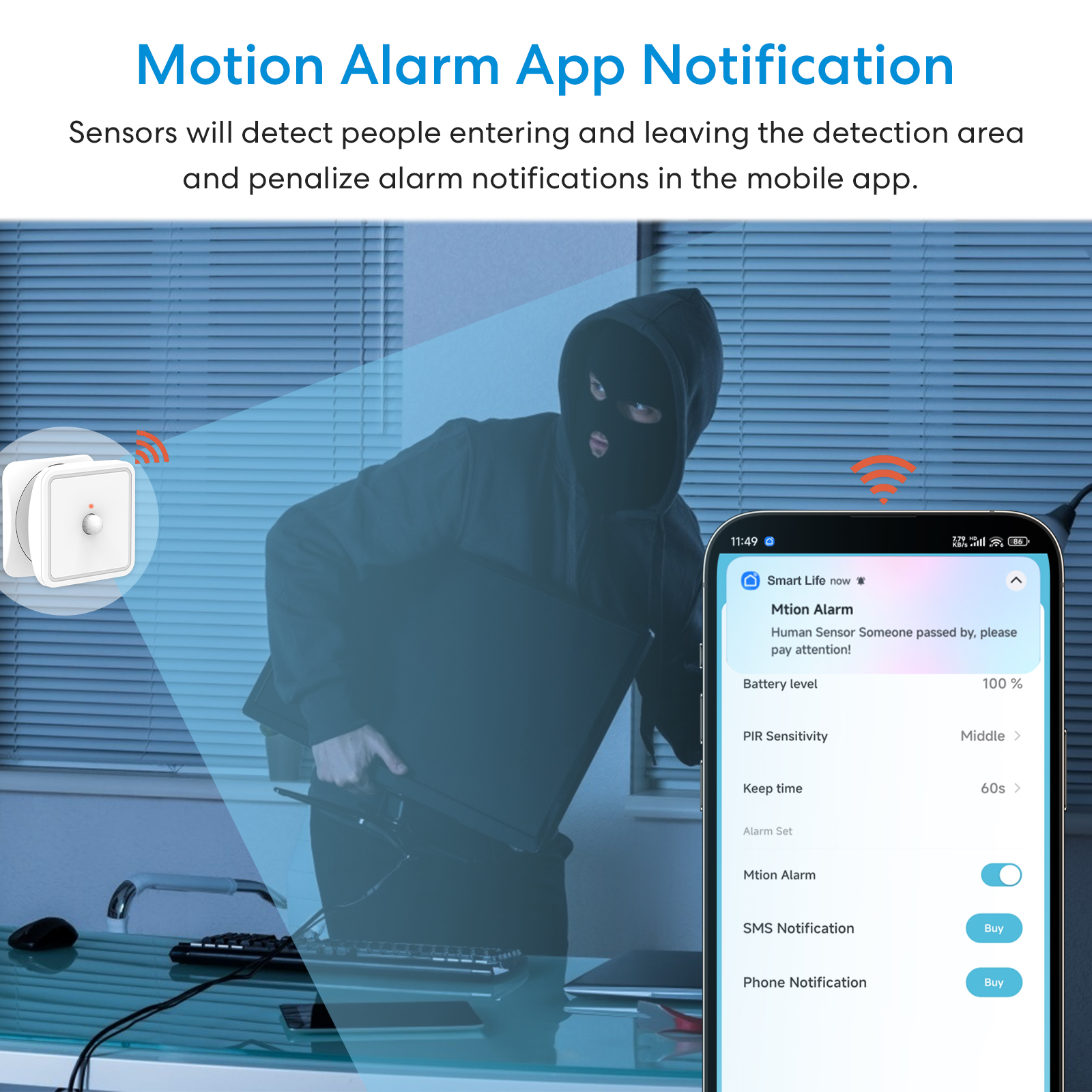 Tuya ZigBee Human Motion Senso - Zigbee Motion Sensor incelemesi ve fiyatı
