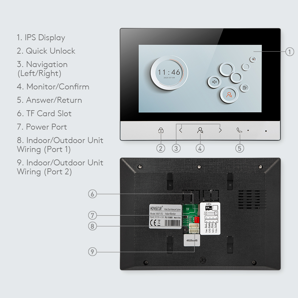 Tuya Smart WIFI Indoor Monitor - Video Doorbell incelemesi ve fiyatı