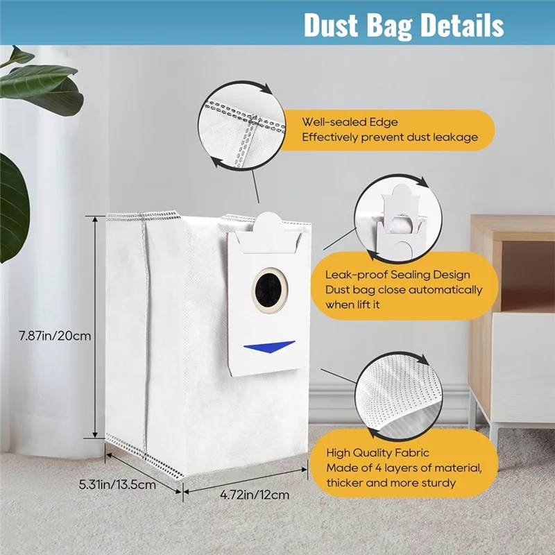 B26B 14 Pack Dust Bags For Eco - Robot Vacuum incelemesi ve fiyatı