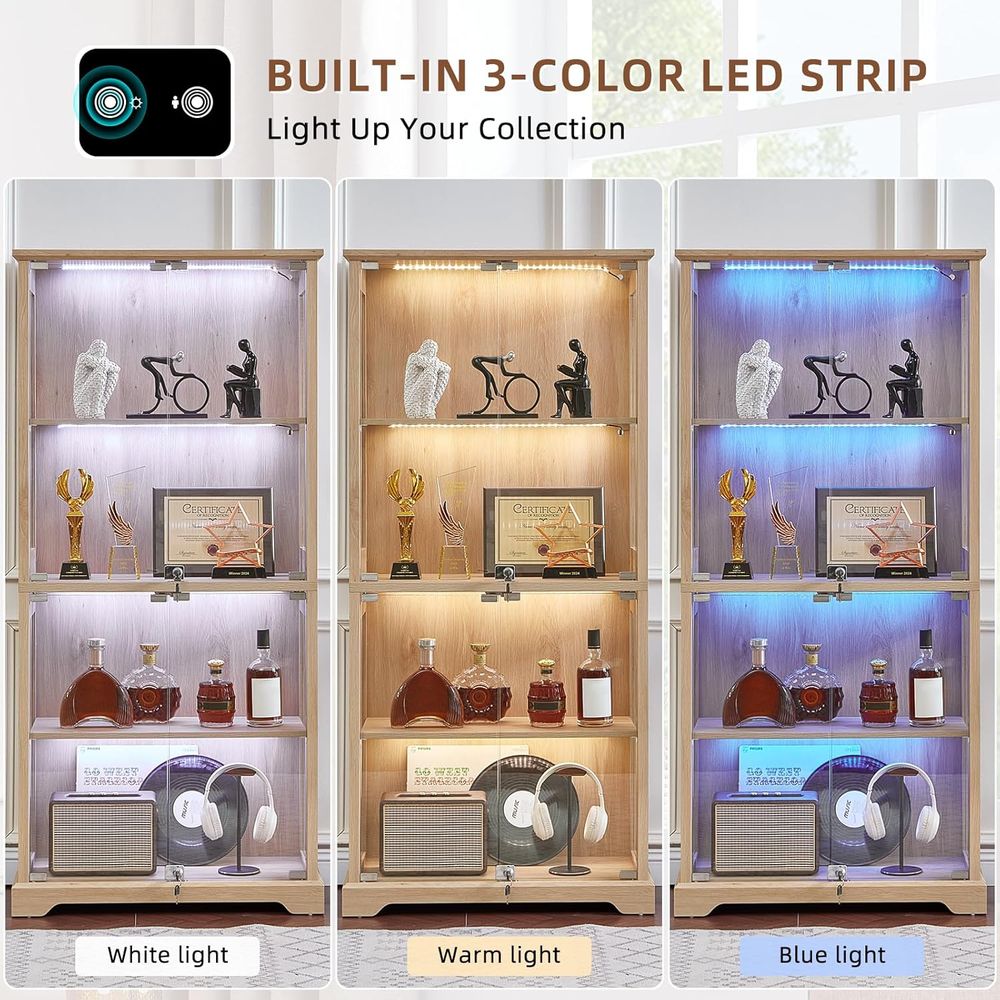 Dual Glass Door Display Cabine - Motion Sensor Light incelemesi ve fiyatı