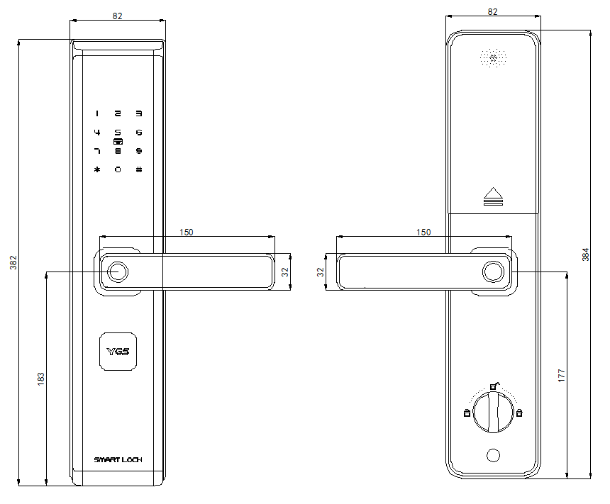 Advanced Digital Double Sided  - Smart Door Lock incelemesi ve fiyatı