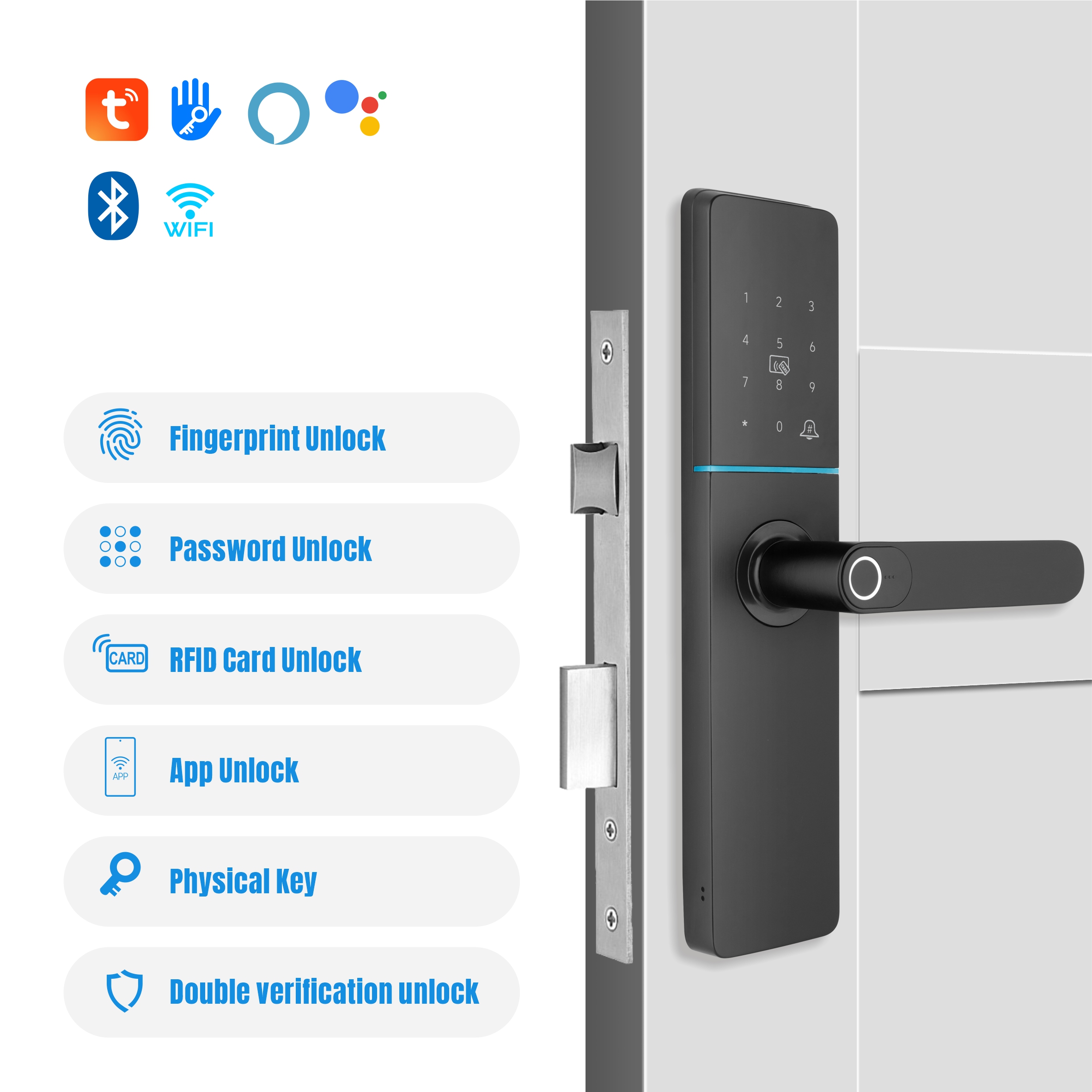 Wear-resistant Durable Dustpro - Smart Door Lock incelemesi ve fiyatı