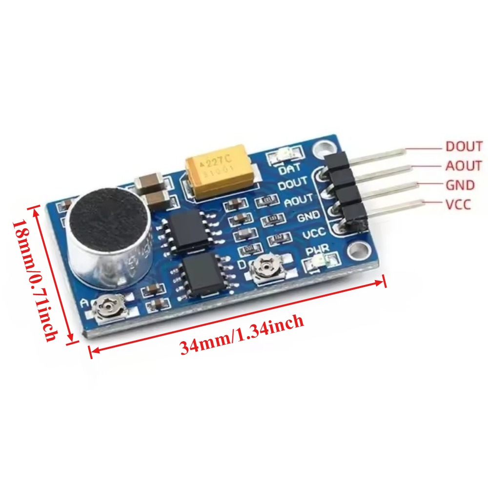 Sound Sensor Module LM386 Voic - Smart Home Arduino Project incelemesi ve fiyatı