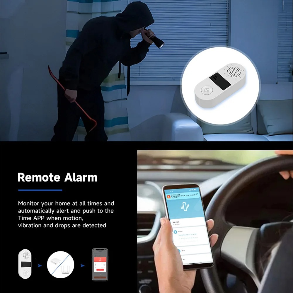 Tuya WiFi Vibration Sensor - 1 - Smart Home Features incelemesi ve fiyatı