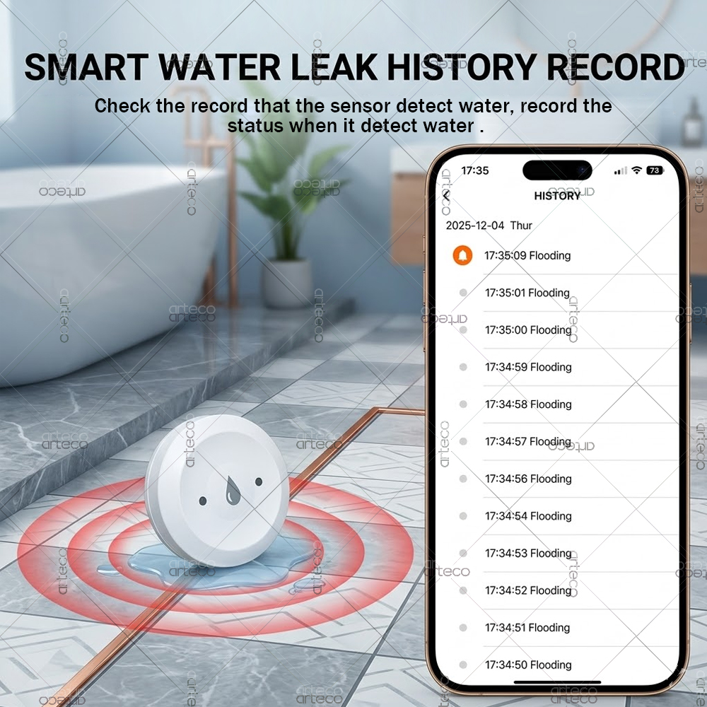 Zigbee Water Leak Sensor Smart - Smart Home Features incelemesi ve fiyatı