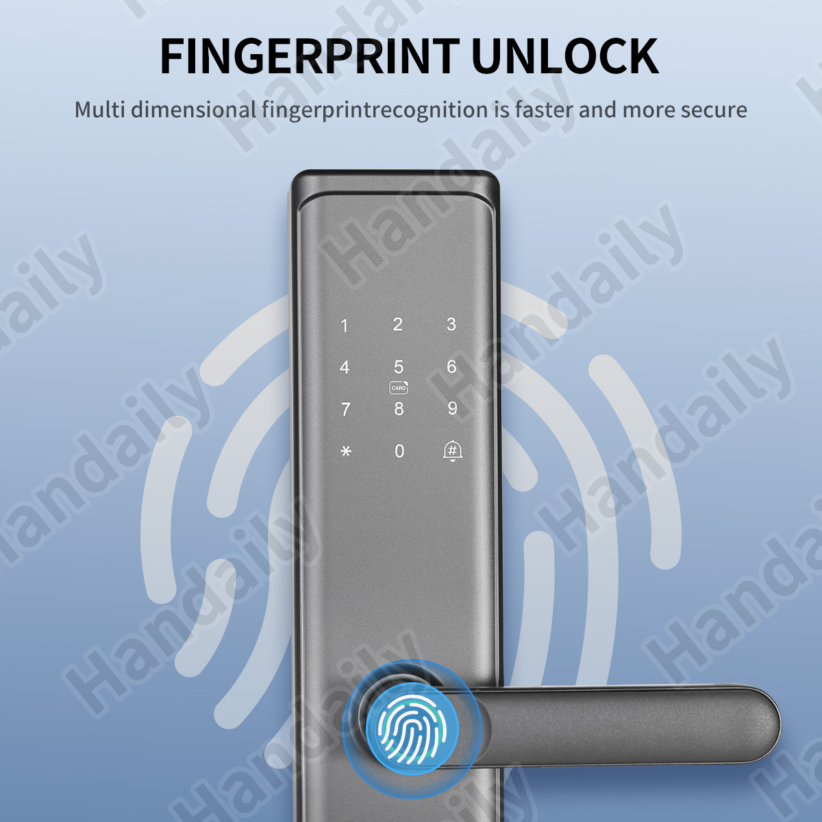 Tuya Wifi TTlock App Fingerpri - Smart Door Lock incelemesi ve fiyatı