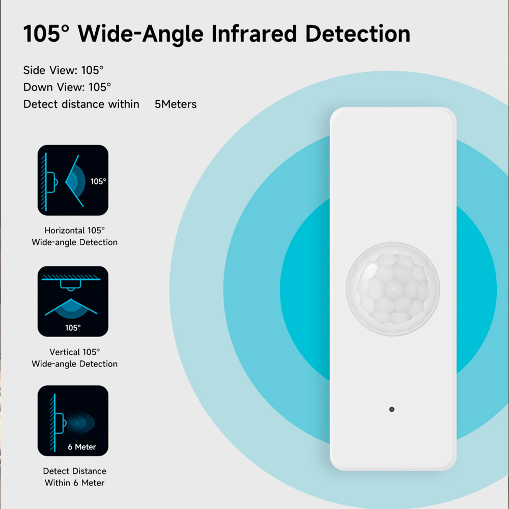 WiFi Smart PIR Motion Sensor T - Smart Home Web incelemesi ve fiyatı