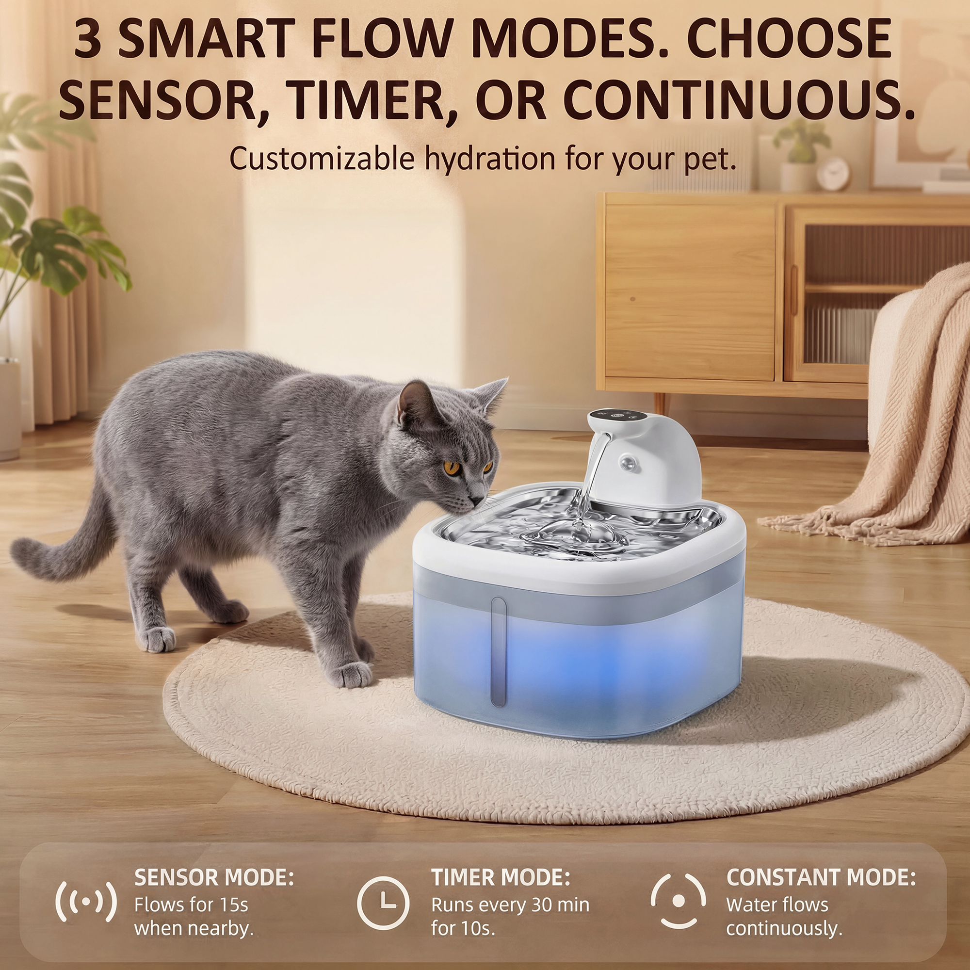 3.5L Wireless Cat Water Founta - Home Smart Kettle incelemesi ve fiyatı