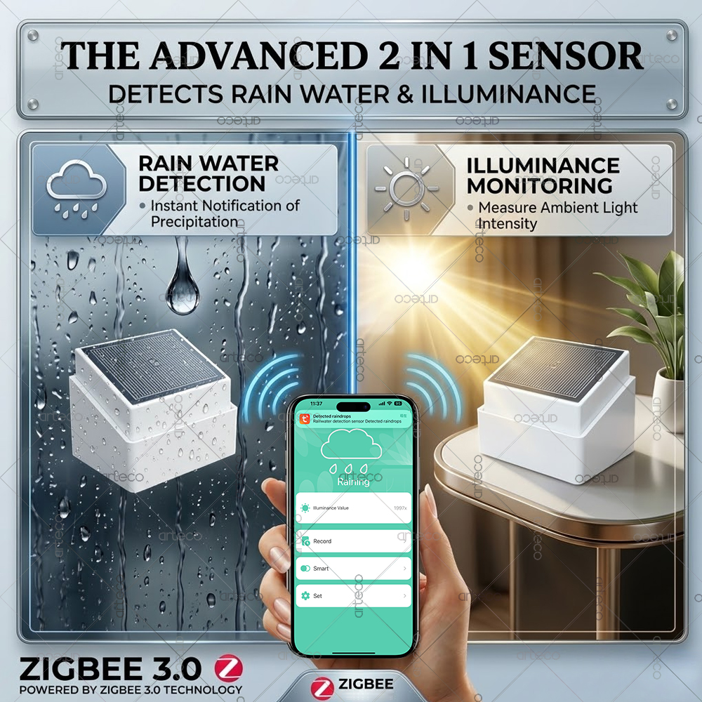 Smart Zigbee 3.0 Rain Drop Sen - Smart Home Features incelemesi ve fiyatı