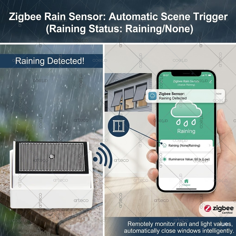 Smart Zigbee 3.0 Rain Drop Sen - Smart Home Features incelemesi ve fiyatı