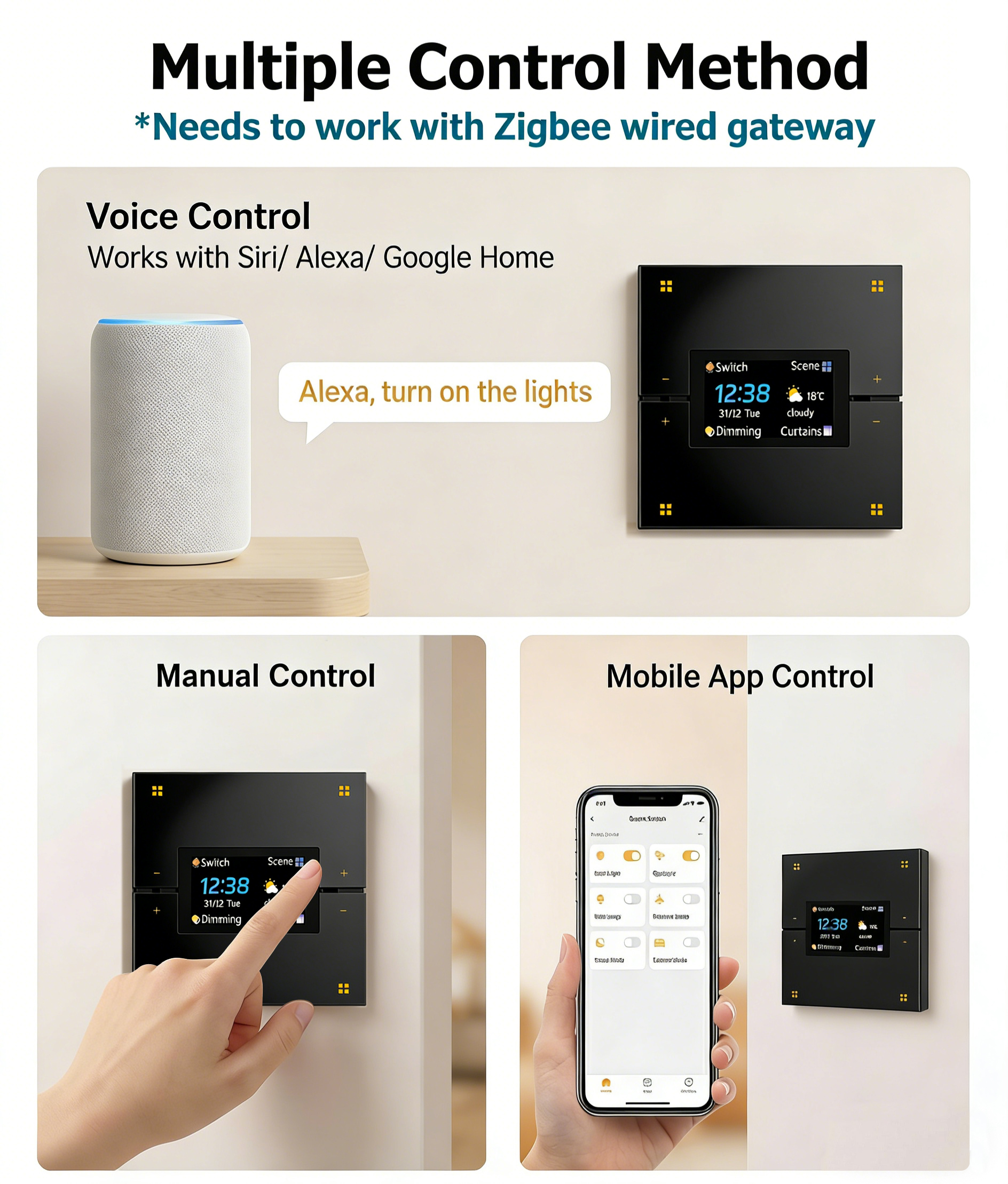 Tuya Smart Wall Switch work Zi - Smart Home Assistant incelemesi ve fiyatı