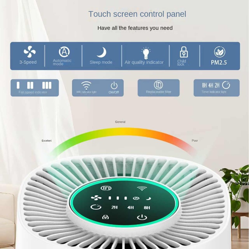 Smart Home Air Purifier with A - Smart Home App incelemesi ve fiyatı