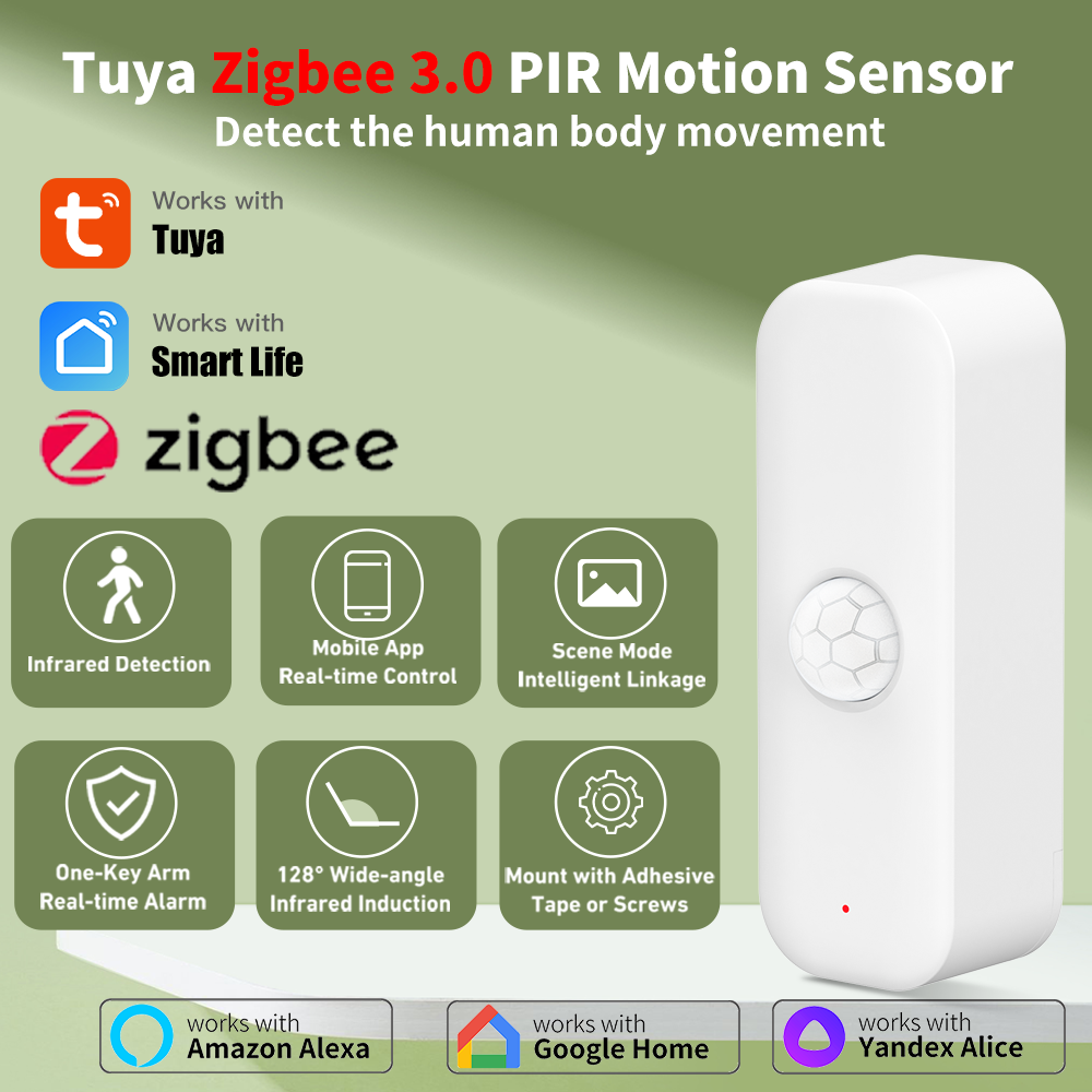 Tuya Zigbee 3.0 PIR Smart Moti - Zigbee Motion Sensor incelemesi ve fiyatı